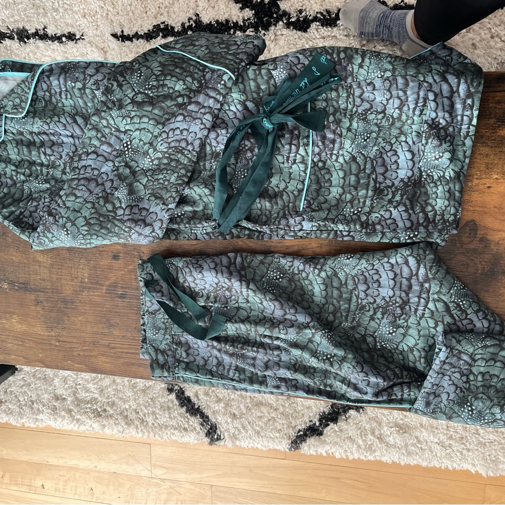 Scotch & Soda Teal and Gray Patterned Set